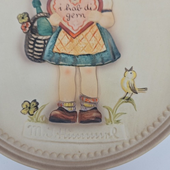 Vintage Goebel Collector Plate "Valentine Gift" 1986  Made in Germany - Picture 3 of 6